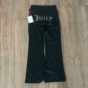 Juicy Couture Flared Black Leggings Length 32, SIZE SMALL / S